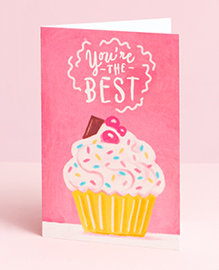 Cupcake Birthday Card