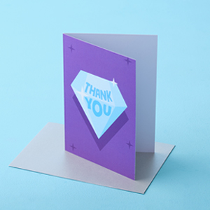 Diamond Thank You Card