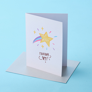 Star Thank You Card